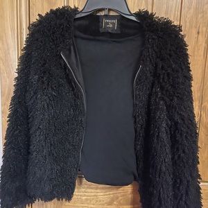 Black Shaggy Jacket